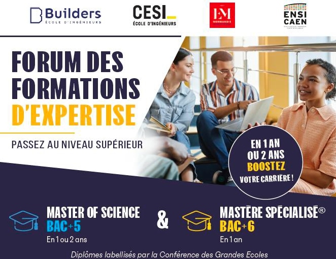 Forum des formations d'expertise - affiche Forum des formations d'expertise - affiche