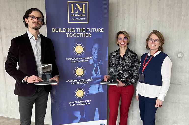 Les lauréats du prix de l'excellence académique 2023
